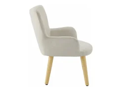 Loft24 Coco | Poltrona para crianças em microfibra creme^ Poltrona