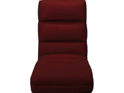 Poltrona| Colchão dobrável couro artificial tinto PT849913 Vermelho