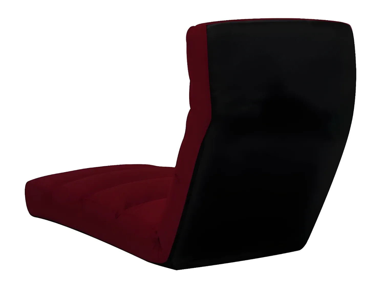 Poltrona| Colchão dobrável couro artificial tinto PT849913 Vermelho