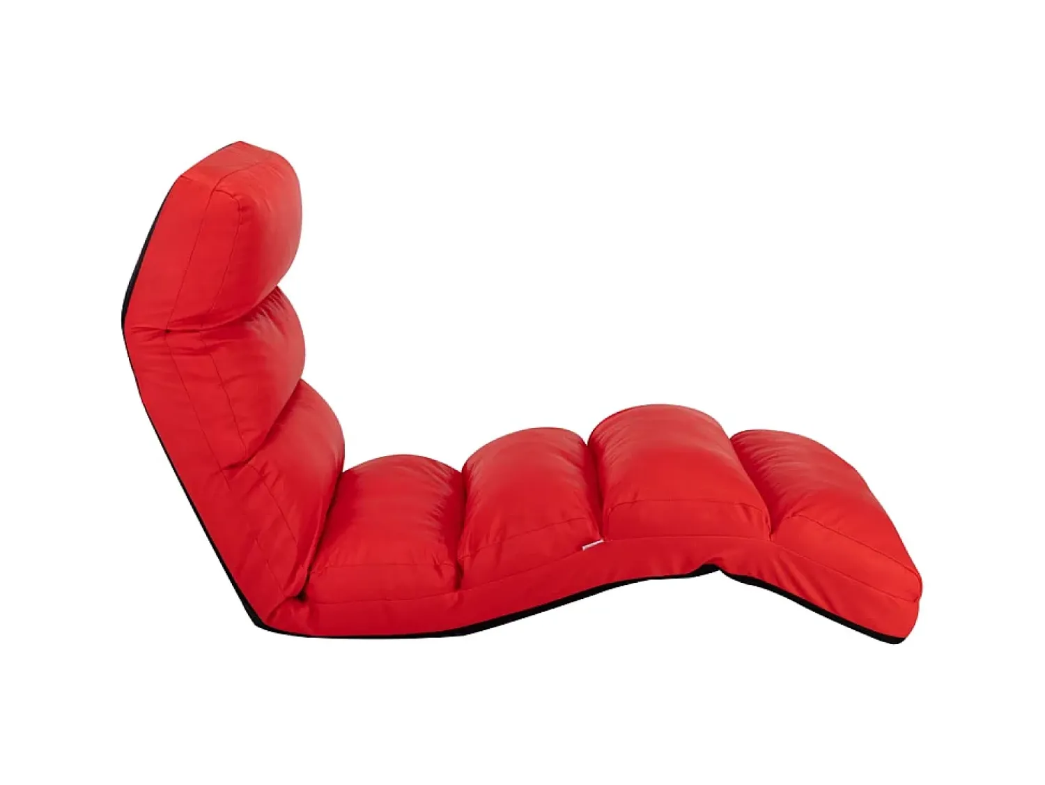 Poltrona* Colchão dobrável couro artificial PT775163 Vermelho