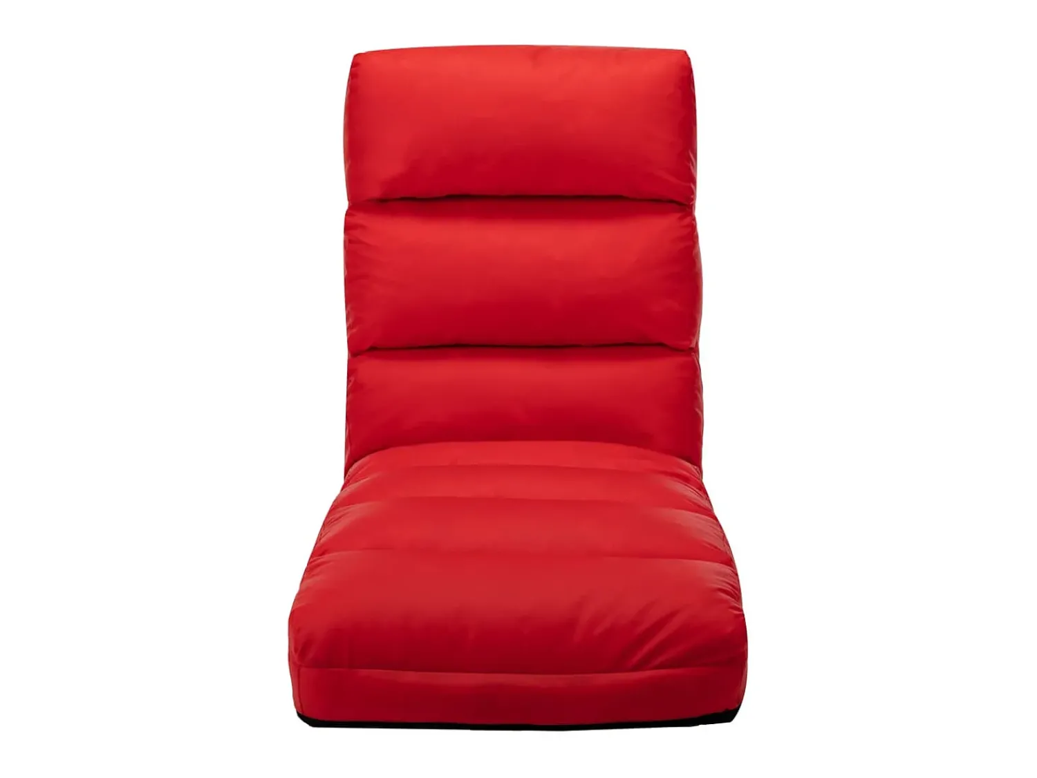 Poltrona* Colchão dobrável couro artificial PT775163 Vermelho