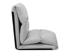 Poltrona|vidaxl Colchão dobrável microfibra -claro Cinzento