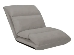 Poltrona|vidaxl Colchão dobrável microfibra -claro Cinzento