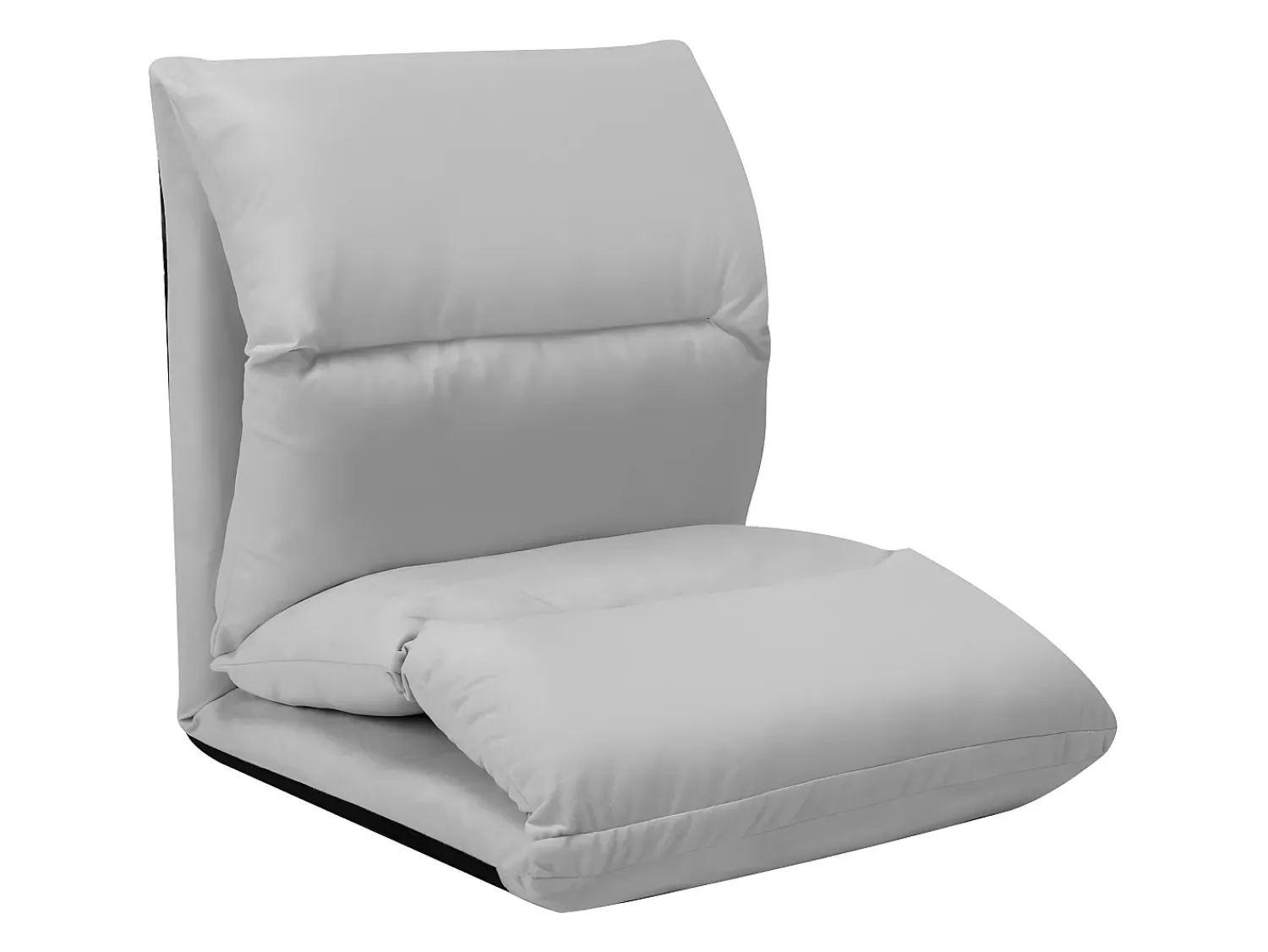 Poltrona| Colchão dobrável microfibra -claro PT833774 Cinzento