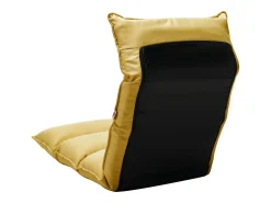Poltrona*vidaxl Colchão dobrável tecido mostarda Amarelo