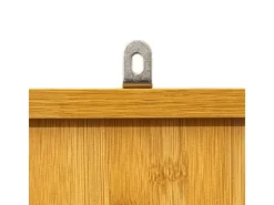 Móvel De Arrumação|5five Coluna de banheiro de bambu marrom Sicela com 2 portas e armazenamento 33x168x28 cm Bege