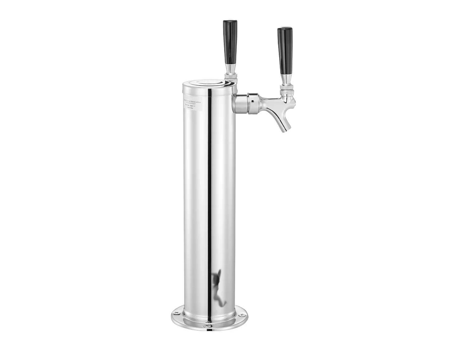 Sale Coluna de Cerveja SucceBuy, com Dois Torneiras, Inox e Fechamento Automático, para Festas e Bares Prateado