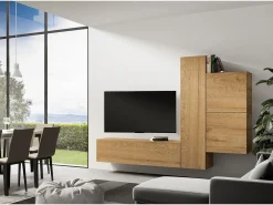 Móvel De Tv|ITAMOBY Composição da parede da sala A112 L.254 H.173.6 P.39.2 Multicor
