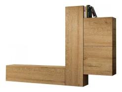 Móvel De Tv|ITAMOBY Composição da parede da sala A112 L.254 H.173.6 P.39.2 Multicor