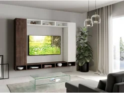 Móvel De Tv*ITAMOBY Composição da parede da sala A107 L.260 H.194 D.39.2 Multicor
