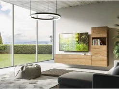 Móvel De Tv*ITAMOBY Composição da parede da sala A09 L.234 H.160 D.39.2 Multicor