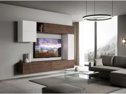 Móvel De Tv*ITAMOBY Composição da parede da sala A15 L.268 H.200 D.39.2 Multicor