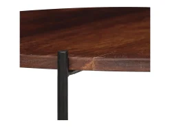 Conj. mesas de centro 2 pcs madeira de acácia maciça 60x35 cm^ Mesa De Centro