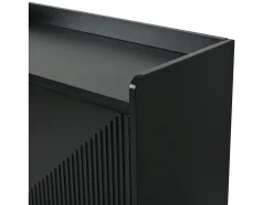 Móvel De Arrumação|Sapateira|Hauss Spole Conjunto de 2 armários para calçado com 3 portas basculantes e 6 compartimentos. Preto