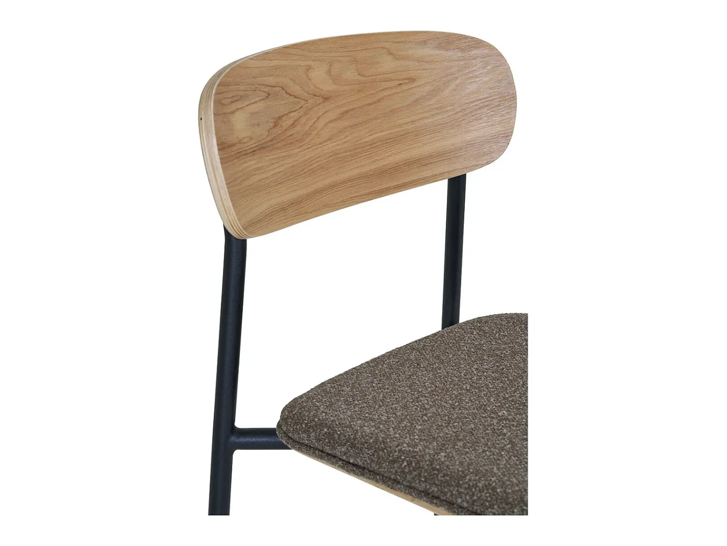 Conjunto de 2 Bancos Altos Estepona, Castanho, 49x42,5x95 cm, Kendra Home^ Banco