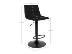 Conjunto de 2 Bancos Altos Middelfart, , 43x43x108 cm, Kendra Home^ Banco