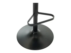 Banco*Vente-unique Conjunto de 2 bancos altos em veludo e metal preto cor - DORALIZ Terracota