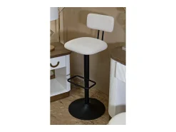 Conjunto de 2 Bancos Altos VKH446, Branco, 41x47,5x85 cm, Kendra Home^ Banco