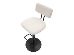 Conjunto de 2 Bancos Altos VKH446, Branco, 41x47,5x85 cm, Kendra Home^ Banco