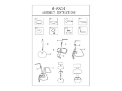 Conjunto de 2 Bancos Altos VKH446, Branco, 41x47,5x85 cm, Kendra Home^ Banco