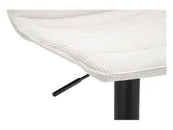 Banco| Conjunto de 2 Bancos Altos VKH444, Branco, 43x49,5x85,5 cm, Kendra Home Preto