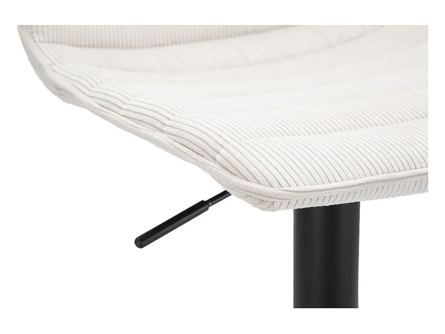 Banco| Conjunto de 2 Bancos Altos VKH444, Branco, 43x49,5x85,5 cm, Kendra Home Preto