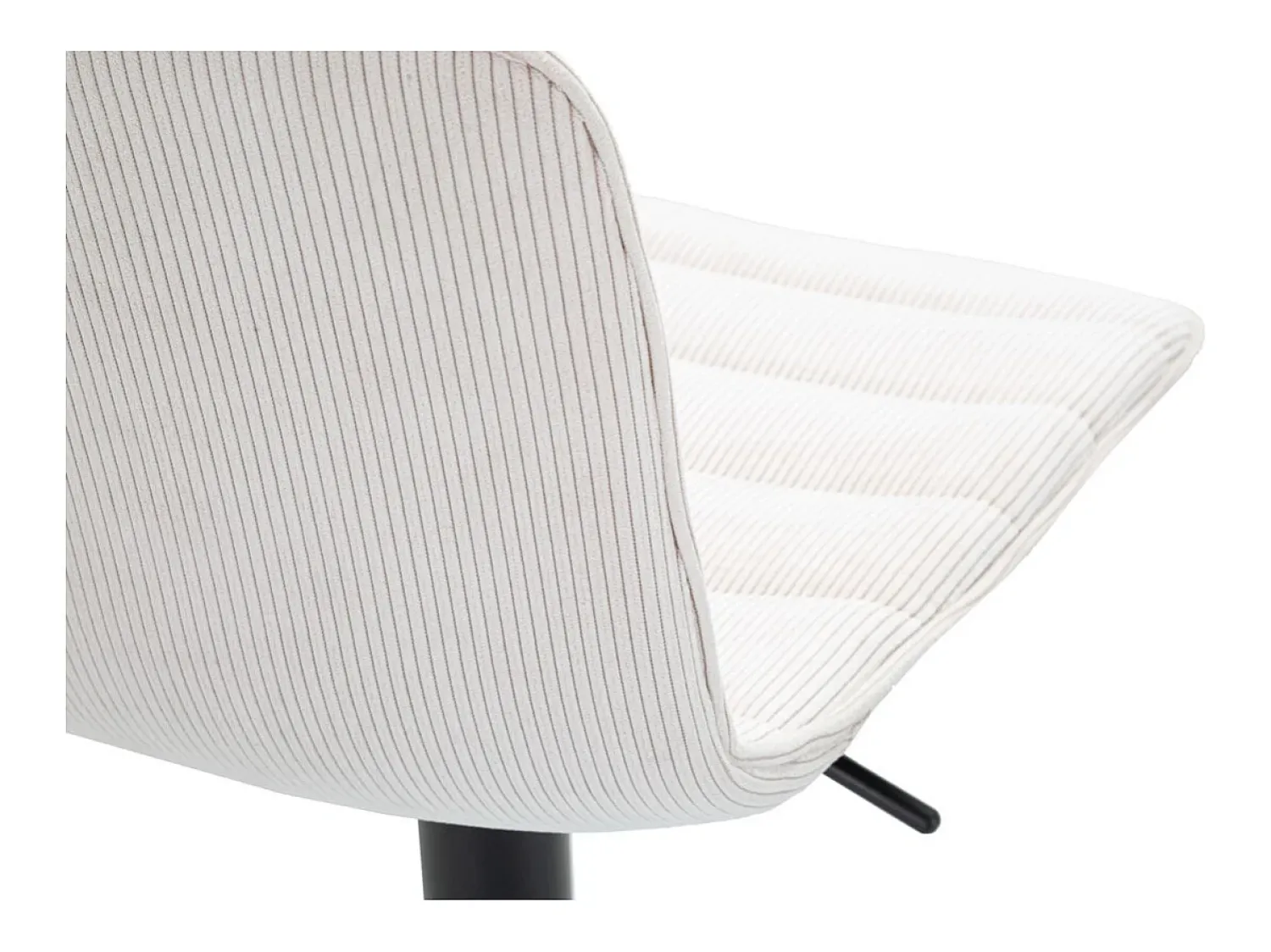 Banco| Conjunto de 2 Bancos Altos VKH444, Branco, 43x49,5x85,5 cm, Kendra Home Preto