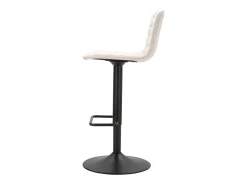 Banco| Conjunto de 2 Bancos Altos VKH444, Branco, 43x49,5x85,5 cm, Kendra Home Preto