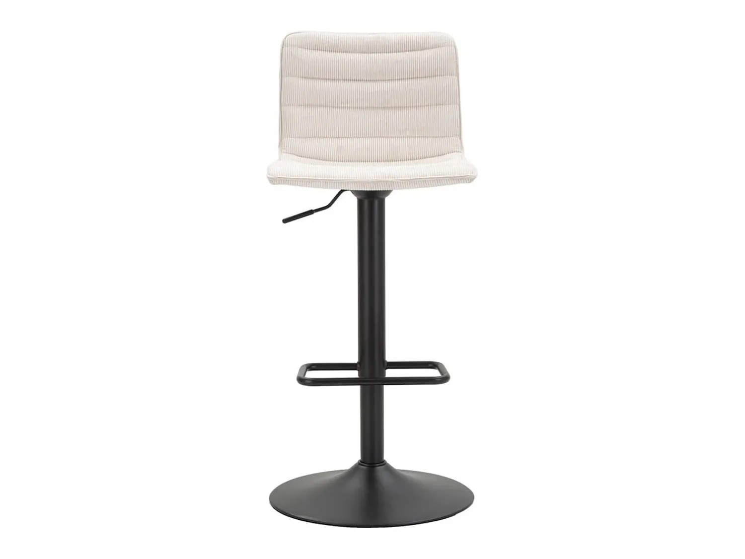 Banco| Conjunto de 2 Bancos Altos VKH444, Branco, 43x49,5x85,5 cm, Kendra Home Preto
