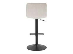 Banco| Conjunto de 2 Bancos Altos VKH444, Branco, 43x49,5x85,5 cm, Kendra Home Preto