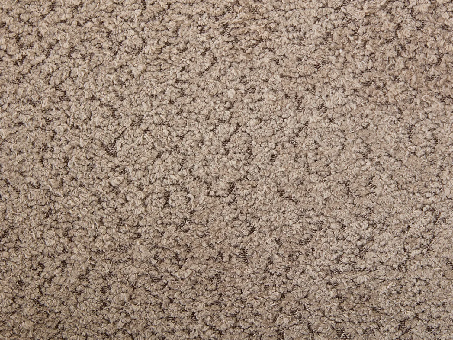 Banco*Vente-unique Conjunto de 2 bancos altos em tecido bouclé e metal preto, cor - TOYBA Taupe