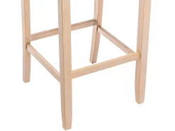 Banco*Vente-unique Conjunto de 2 bancos altos - Tecido - Bege - ROVIGO Creme