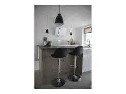 Banco| Conjunto de 2 Bancos Altos Trondheim, , 41x39x104 cm, Kendra Home Preto
