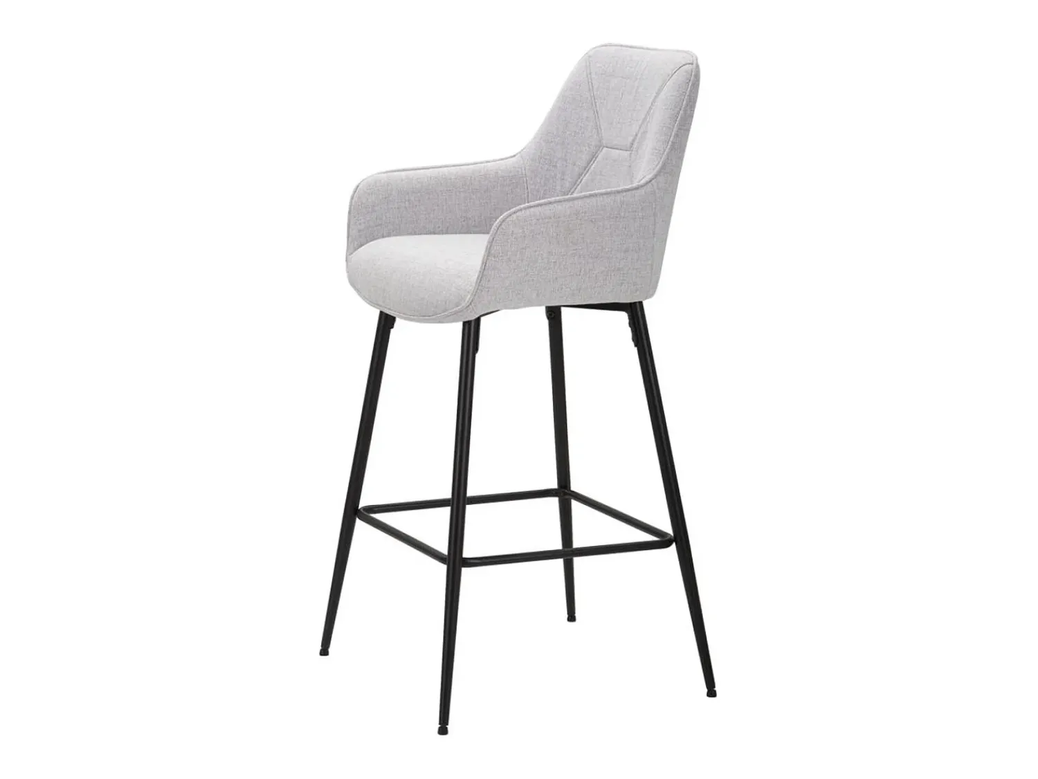 Banco| Conjunto de 2 Bancos Altos VKH434, , 55x55x109 cm, Kendra Home Cinzento