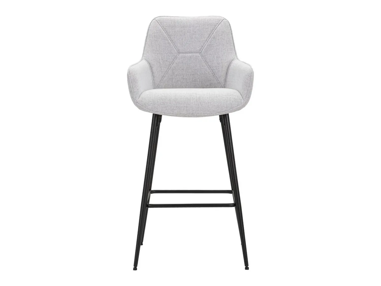 Banco| Conjunto de 2 Bancos Altos VKH434, , 55x55x109 cm, Kendra Home Cinzento
