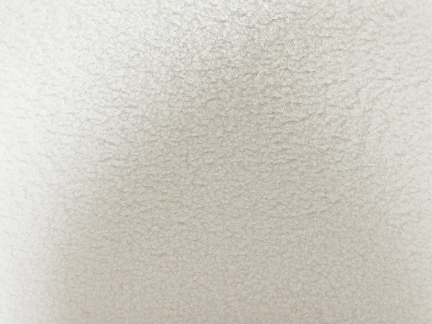 Clearance Vente-unique Conjunto de 2 bancos altos em tecido bouclé e metal cor branca - SENORASE Branco