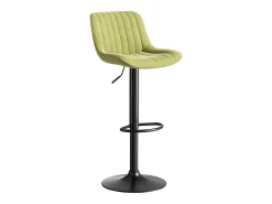Best Hauss Spole Conjunto de 2 bancos de bar s, com altura regulável, em veludo e metal. Verde