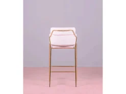 Banco|Nest Dream Conjunto de 2 bancos de design estofados em veludo - Cruiser - Rosa