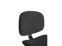 Banco|Calicosy Conjunto de 2 bancos em veludo cotelê e metal 44x51 h98 cm Preto