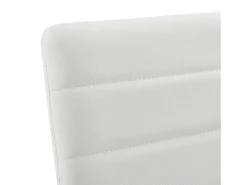 Banco|Helloshop26 Conjunto de 2 bancos para cadeiras altas com pernas de aço e altura 66 cm branco preto 03_0005786/2 Cinzento