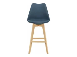 Banco|Helloshop26 Conjunto de 4 banquetas de bar em plástico sintético acabamento em faia 105 x 48 x 58 cm azul 03_0008717 Bege