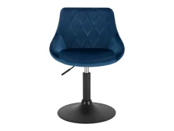 Banco|Helloshop26 Conjunto de 2 banquetas de bar em veludo 19_0000248 Azul