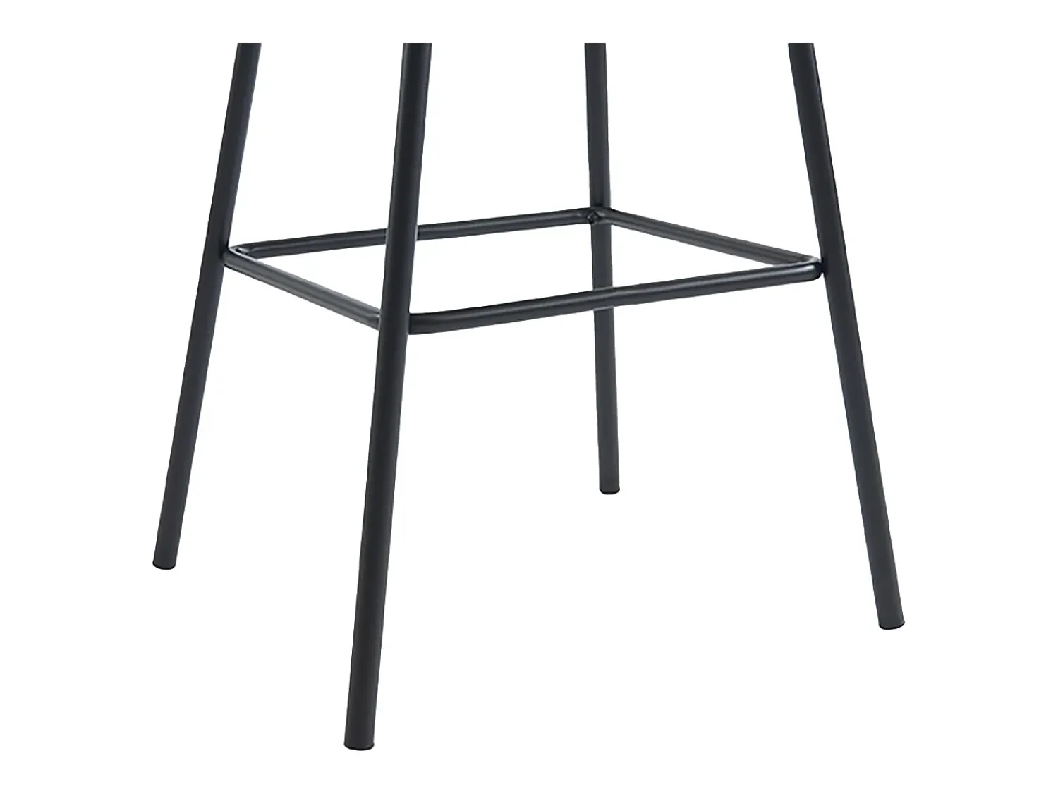 Vente-unique Conjunto de 2 banquetas em tecido e metal preto - - LAZONI por Pascal Morabito^ Banco