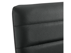 Banco|Mobikasa Conjunto de 2 banquetas/cadeiras de bar com pés de aço assento sintético e altura do assento de 66 cm pretas 03_0005787 Cinzento