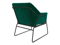 Poltrona|Dorel Home Conjunto de 2 cadeiras de jantar em pele ecológica preta Verde