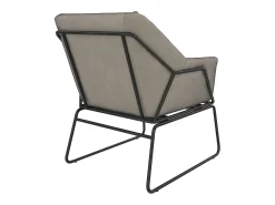 Poltrona*Dorel Home Conjunto de 2 cadeiras de sala de jantar em pele sintética camel Cinzento