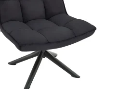 Loft24 Conjunto de 2 cadeiras de jantar Seiko Antracite^ Poltrona