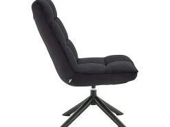 Loft24 Conjunto de 2 cadeiras de jantar Seiko Antracite^ Poltrona