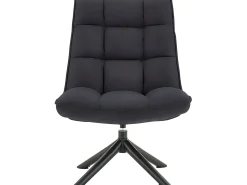 Loft24 Conjunto de 2 cadeiras de jantar Seiko Antracite^ Poltrona