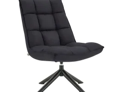 Loft24 Conjunto de 2 cadeiras de jantar Seiko Antracite^ Poltrona